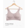 Vgplay Wireless Bras for Women Full Coverage Bra No Underwire