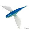 2pcs 8" Unrigged Flying Fish Yummy Flyer Mahi Tuna Wahoo
