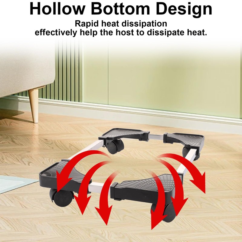 DAJAVE 2 Pcs PC Stand for Floor PC Tower Stand