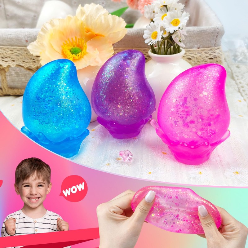 Sensory Squishy Toy with Gorgeous Soft Squeeze Feel, 3" Tall