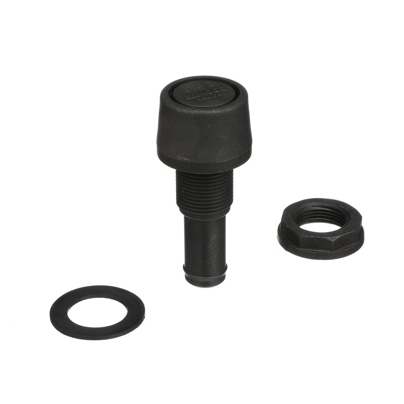 Attwood 1607-3 Polypropylene Fuel Vent, Black