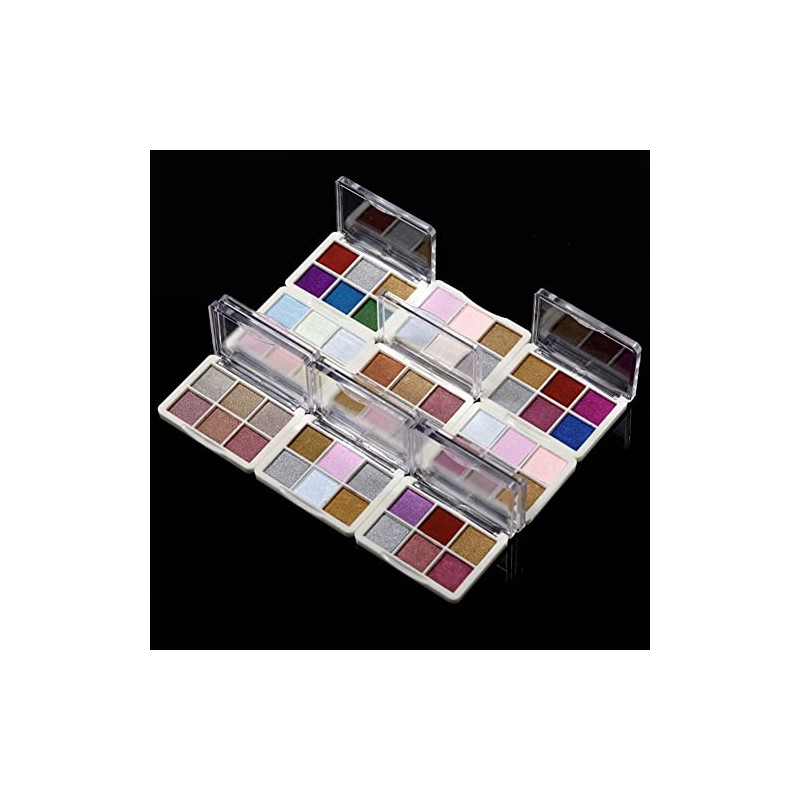 6 Colors Solid Nail Powder Palette Nail Powder Nude Nail