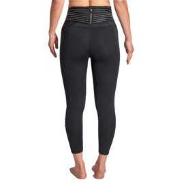 Tommie Copper Women’s Pro-Grade Lower Back Support Leggings I Breathable, Adjustable Straps, UPF 50 Discreet Low Back Support - Black - Small