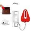 Xhwykzz Portable Door Lock Security, Upgraded Version Apartment Security Bedroom