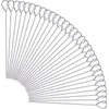 30 Pieces Stainless Steel Roulade Needles, 20 cm Barbecue Skewers,