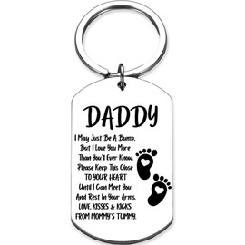 New Dad Keychain, New Dad Gifts For Men After Birth, First Time Dad Gifts From Wife, Dad To Be Gifts For 1st Time Dad, New Dad Gifts For New Daddy To Be Gifts For 1st Time Dad, Expectant Dad Gifts