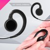 Arrowmax 2 Pack AEH3000-M9 Swivel C-Shape Style Earpiece with PTT