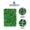 ShopMall Muro Verde Follaje Artificial Sintético 40 Pzs