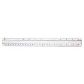 Westcott 15571 Clear Data Processing Magnifying Ruler, 12 Inch