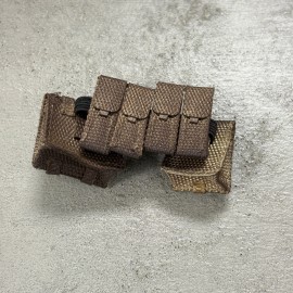 Custom Made SU-TCBT-SD: 1/12 Sand Brown Weathered Pouch utility belt for 6" action figure