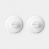 Brabantia 280344 Renew Collection Towel Hooks, White
