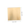 Gatuida Brass Sheet for and Craft Projects Versatile Thick Brass