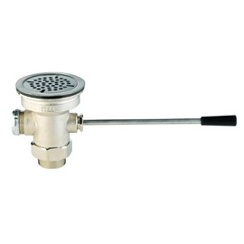 T&S Brass B-3962 Waste Drain Valve with Lever Handle, 3-Inch X 2-Inch