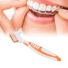 Sonew Dual Head Denture Toothbrush, Remove Plaque for Partial, Half,