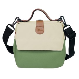 Kuprusar Camera Bag for Photographers, Small Camera Shoulder Bag Case with Removal Straps, Waterproof Anti-Shock DSLR SLR Mirrorless Camera Storage Holder Crossbody Photography Accessories - Green