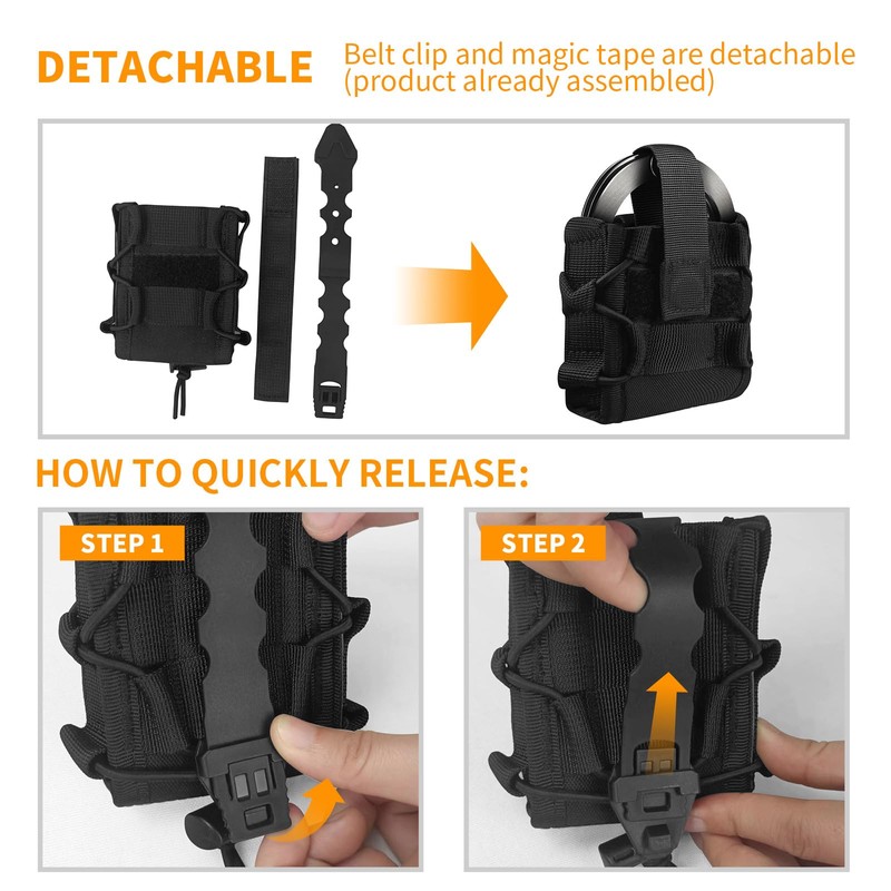 Handcuff Holster Case, Molle Hand Cuff Holder Pouch for Duty