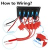 5 Gang Switch Panel, Litesort 12V 24V Inline Fuse Box