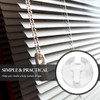 Unomor 12Pcs Clear Bead Chain Stops for Roller Shades and