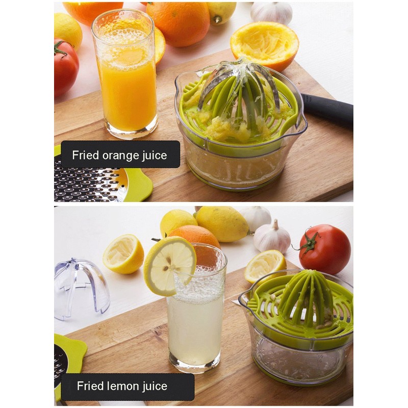 Drizom Citrus Lemon Orange Juicer Manual Hand Squeezer with Built-in