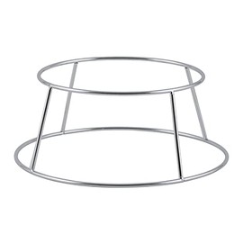 Winco SFR-4 Chrome 7-3/8"D x 4-3/8"H Seafood Tray Rack