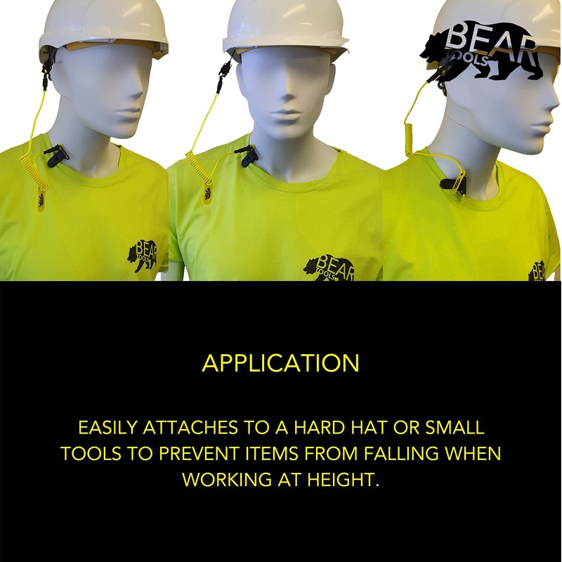 BearTOOLS Hard Hat Lanyard with Clip, Multi-use Tool Lanyard for