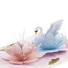 Pop Up Card 2 Swans
