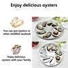 Oyster Plate, Stainless Steel Oyster Plate, Stainless Steel Oyster Bowl,