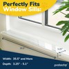 PROTECTO Window Sill Protector from Dogs 35.5 x 3.25 Clear
