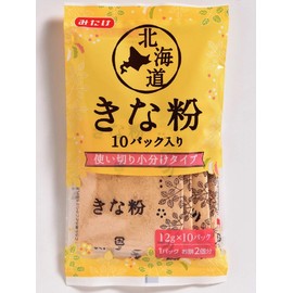 Mitake Mushrooms Hokkaido Kinako Flour 10 Packs (0.4 oz (12 g) x 10) x 6 Packs