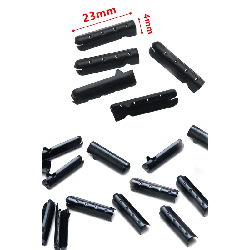 Samcos Shoe Laces, Tips, Metal Fittings, Set of 80, Shoe