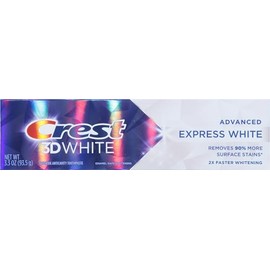 Crest, Toothpaste 3D White Advanced Express White, 3.3 Ounce