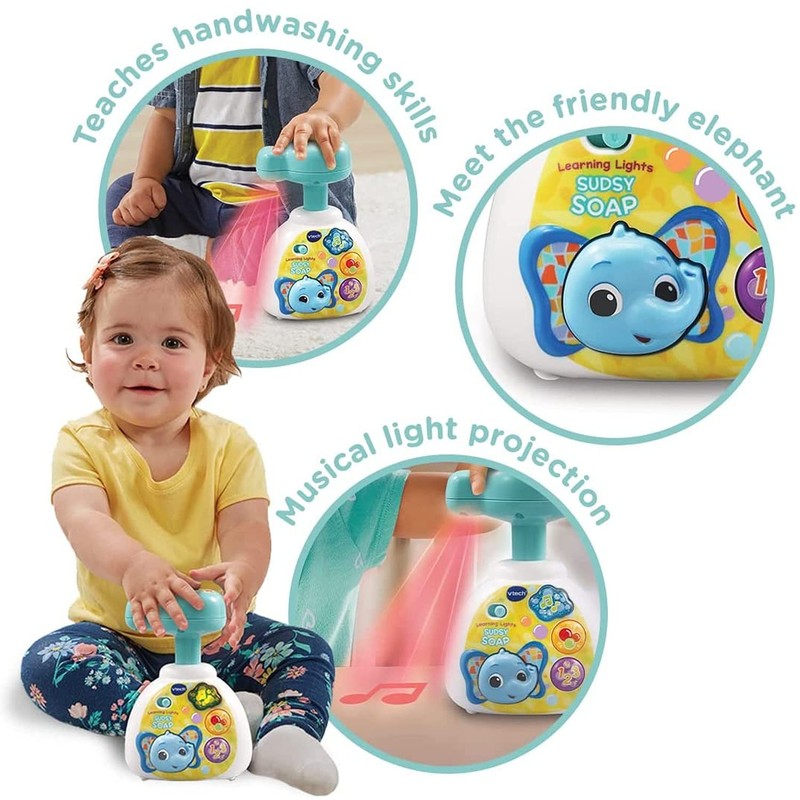 VTech 552003 Baby Learning Lights Sudsy Soap, Multi