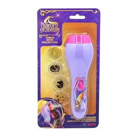 Joy Toy 24032 Unicorn Academy Projektionstaschenlampe mit 4 verschiedenen Projektionsmotiven - auf Blisterkarte 13x5,5x25 cm