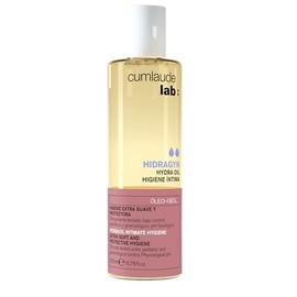 YUAKUOD Cumlaude Lab - Hydra Oil Higiene Íntima, Aceite Limpiador Íntimo Hidratante, Alivia el Picor y la Irritación, Acción Emoliente y Suavizante, con Aceite de Almendras y Vitaminas B y E - 200 ml