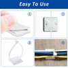 Strong Back-Glue Self Adhesive Cable Zip Tie Mounts Kit -