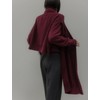 Memoa Memoire Claire Raccoon Merino Wool Shawl Muffler (Burgundy)