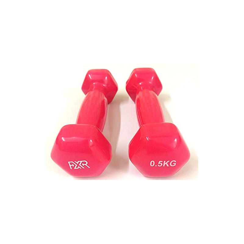 FXR Sports Vinyl Dumbbells 0.5kg (Pair)