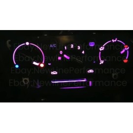 NewlineperformanceLED Pink / Purple Climate Control LED Bulb kit for Subaru Impreza WRX 2002-2007