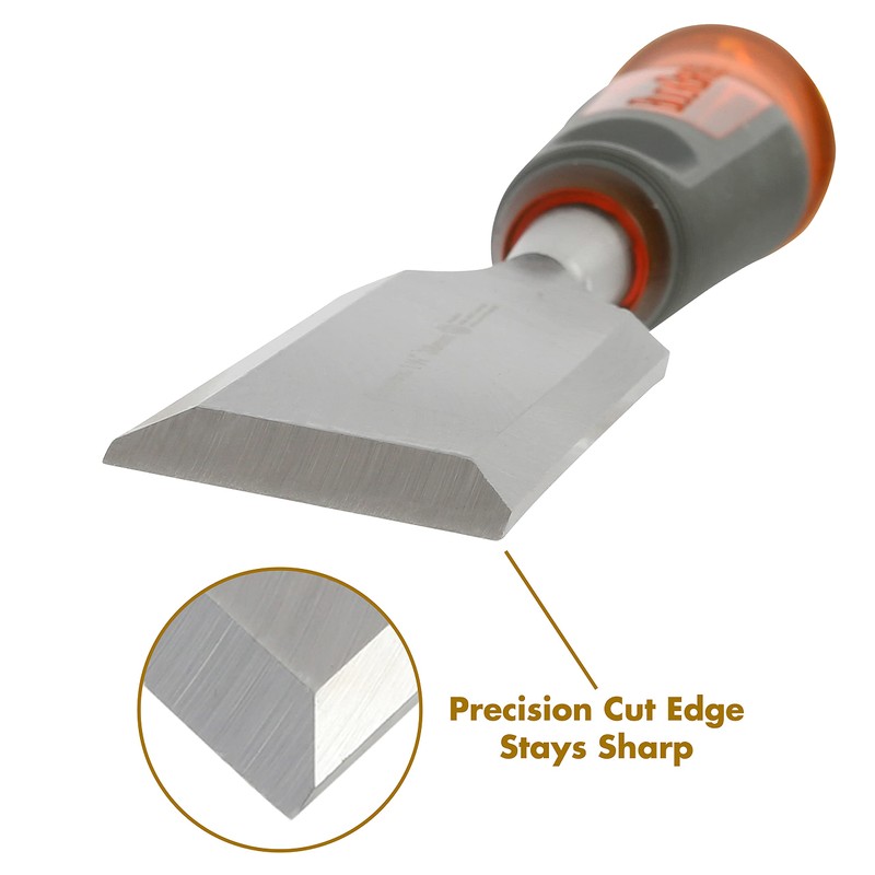 Buck Brothers 74818 Pro Full Tang Wood Chisel – 1-1/2"
