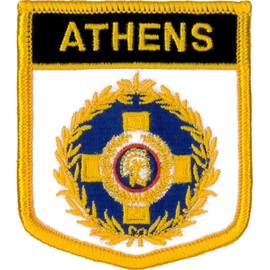Athens (City of) Shield Embroidered Patch 7cm x 6cm