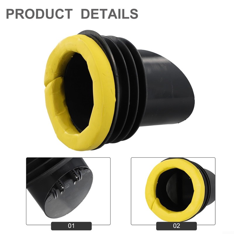 Cloudpower Toilet Flange Sealing Ring With Anti Backflow Valve, LeakProof