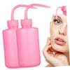 OHPHCALL 2pcs Eyelash Cleaning Bottles Squeeze Wash Bottles for Eyelash