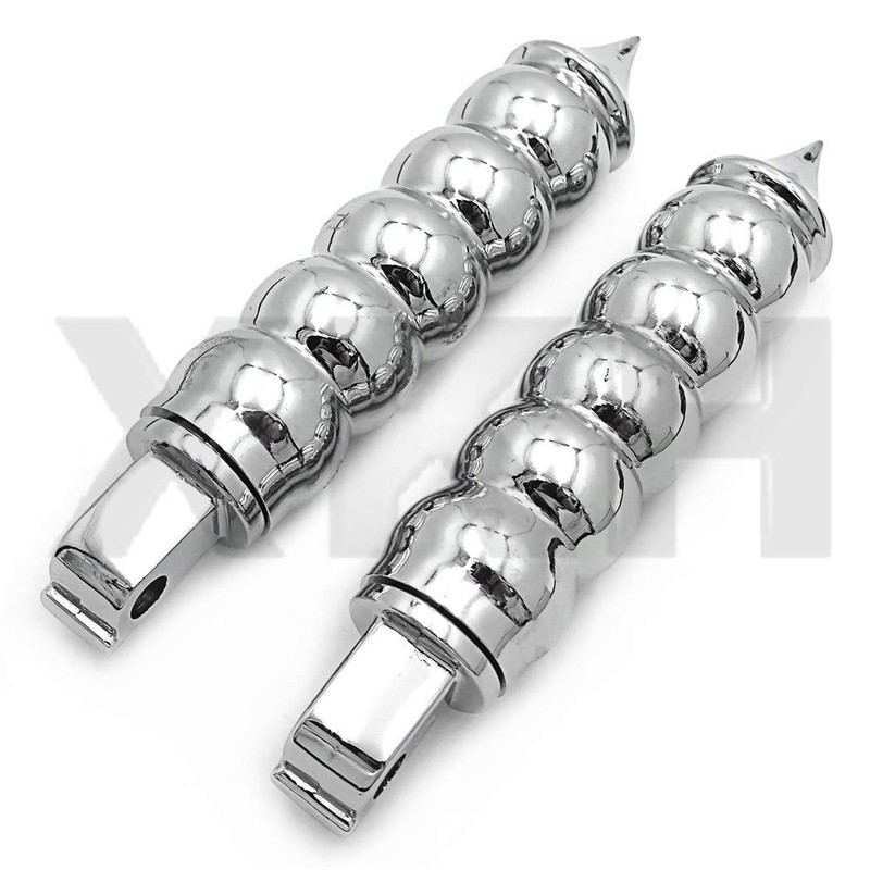 SMT- Chrome Billet Calabash Footpegs Compatible With passenger Victory All