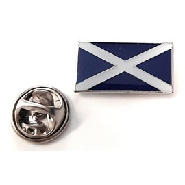 GBJUK Scottish Flag Enamel Pin Lapel Badge with Butterfly Clasp Back