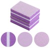 50 x Mini Nail Buffer Blocks 180/100 Grit Washable Nail