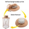 Fishing weedeating Hat Sun Protection Hat Mosquito Head Net for