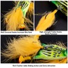 Dr.Fish Topwater Duck Fishing Lure 10.4cm Lifelike 3D Duck Poppers