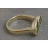 Peridot Gold-Plated Sterling Silver Ring US Size 8 / Diameter