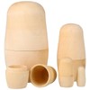 JOINPAYA Wooden Unpainted Nesting Dolls: Blank Nesting Dolls DIY Russian