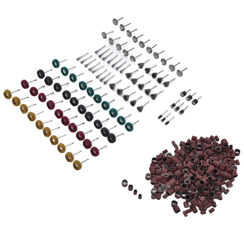 423Pcs Sanding Drum Sleeves Buffing Polishing Wheel Set Drums Mandrels